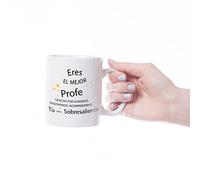 Taza Personalizada "Eres El Mejor Profe"| Regalos Personalizados | Regalos para Profesores