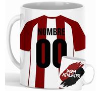 Taza Personalizada Fútbol Bilbao | Regalo Original para Aficionados del Fútbol | Taza de Desayuno | Regalo Equipo de Fútbol | Diseño Único y Duradero (Bilbao)