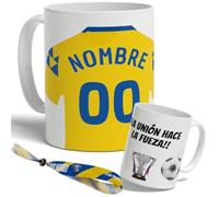Taza Personalizada Fútbol | Tazas de Desayuno Madrid | Regalo Original para Aficionados del Futbol | Cosas de futbol para Niños | Regalos Mundial Futbolistas (Las Palmas)