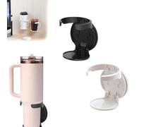 Taza plegable ajustable sin perforaciones de plástico para bebidas, camión, RV, auto, para coche, barco, soporte de soporte