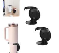 Taza plegable ajustable sin perforaciones, soporte para bebidas para coche, camión, auto, caravana, barco