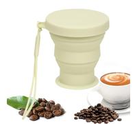 Taza plegable de 200 ml - Taza de agua plegable de silicona, taza de bebida ligera con diseño plegable, equipo portátil al aire libre para el hogar, estudio, gimnasio, ciclismo, camping, picnic, ka
