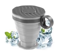 Taza plegable de viaje para viaje | Tazas de silicona | Taza de viaje de silicona reutilizable taza de camping taza portátil impermeable botella deportiva