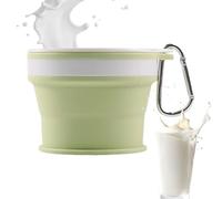 Taza plegable genérica - taza deshilable | Taza plegable | Tazas reutilizables de silicona reutilizables y reutilizables | Benevolencia fugas de vidrio extensible con espuma