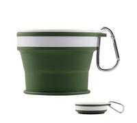 Taza plegable genérica - taza deshilable | Taza plegable | Tazas reutilizables de silicona reutilizables y reutilizables | Benevolencia fugas de vidrio extensible con espuma