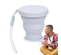 Taza plegable para café | Taza de café portátil de silicona de 200 ml, aislamiento térmico, accesorios reutilizables para hidratación en avión, estudio y actividades al aire libre