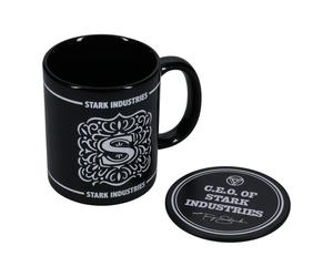 Taza + posavaso paladone stark industries
