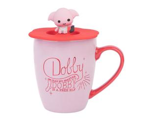 Taza premium tapa Dobby Harry Potter 350ml