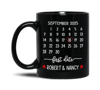 Taza Primera Cita Tazas Personalizada Coffee Mug Cerámica Mug Para Regalo Oficina Cocina 330Ml