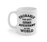 Taza Probablemente El Mejor Asistente Legal Del Mundo Tazas Funny Coffee Mug Premium Taza De Cerámica For Cocina Regalo Hogar 330Ml