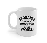 Taza Probablemente El Mejor Jefe De La Armada Del Mundo Tazas De Café Funny Taza De Cerámica Únicas Coffee Mug For Regalo Desayuno Hogar 330Ml