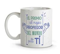 Taza profesor. Tazas originales para regalar. Taza personalizada. Regalos originales para profesores. Taza cerámica 330 ml.