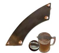 Taza Protectora Para Bigote,Accesorio Metálico Para Beber | Adiós A La Barba Manchada En Tu Copa De Café O Vino