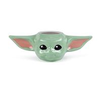 Taza Pyramid Star Wars The Mandalorian The Child 0,4 L Cerámica Negra Coral Verde