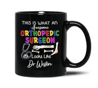 Taza ¡Qué Cirujano Ortopédico Tan Genial, Black! Tazas Personalizada Coffee Mug Cerámica Tazas De Café Para Oficina Cocina Hogar 330Ml