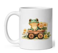 Taza Rana Anfibio Ribbit Saltamontes Taza De Cerámica Funny Tazas Premium Coffee Mug For Cocina Oficina Regalo 330Ml