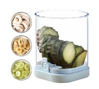 Taza Rebanadora De Frutas, Taza Rebanadora De Frutas | Cortadora versátil de frutas y verduras de acero inoxidable | Rebanador de tazas para frutas y verduras, utensilios de cocina portátiles, vaso re