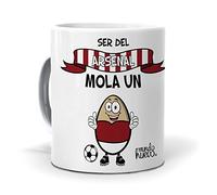 Taza Regalo Original Futbol. Ser del Arsenal Mola un Huevo. Ceramica AAA - 350 ml.