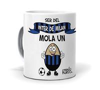 Taza Regalo Original Futbol. Ser del Inter de Milan Mola un Huevo. Ceramica AAA - 350 ml.