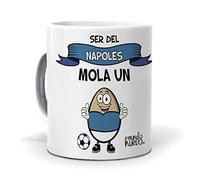 Taza Regalo Original Futbol. Ser del Napoles Mola un Huevo. Ceramica AAA - 350 ml.