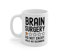 Taza Reseña De Una Estrella (Cero Estrellas): No Recomendaría La Operación De Neurocirugía. Tazas Elegante Tazas De Café Personalizada Mug Para Regalo Cocina Desayuno 330Ml