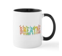 Taza Respira Tranquilo Taza De Cerámica Premium Mug Cerámica Tazas Para Regalo Cocina Oficina 330Ml