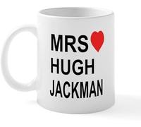 Taza Señora Hugh Jackman Corazón De Amor Tazas De Café Elegante Tazas Personalizada Coffee Mug Para Hogar Oficina Regalo 330Ml