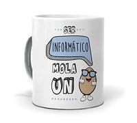 Taza Ser informático Mola un Huevo