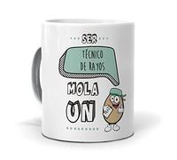 Taza Ser técnico de Rayos Mola un Huevo. Cerámica AAA - 350 ml.