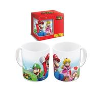 Taza SHERWOOD Super Mario y amigo (325 ml - Blanco)