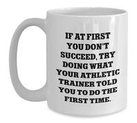 Taza Si La Primera Vez No Tienes Éxito, Intenta Hacer Lo Que Tu Entrenador Deportivo Te Dijo Que Hicieras La Primera Vez. Tazas De Café Funny Tazas Únicas Mug For Cocina Oficina Desayuno 330Ml