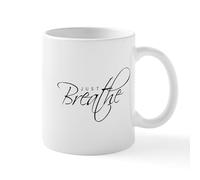 Taza Solo Respira Tazas Exquisita Tazas De Café Cerámica Taza De Cerámica Para Regalo Desayuno Oficina 330Ml
