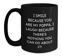 Taza Sonrío Porque Eres Mi Papá, Me Río Porque No Hay Nada Que Puedas Hacer Al Respecto. Coffee Mug Funny Mug Cerámica Tazas De Café For Oficina Cocina Hogar 330Ml