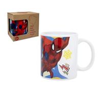 Taza Spiderman Marvel de cerámica modelo mug con impresión sublimática tazón desayuno 325ml para niños