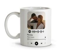 Taza Spotify Personalizada con Foto y Texto. Amigo Invisible Regalos Originales. Placa Spotify Personalizada. Tazas Originales para Regalar. Regalo 14 Febrero. Regalos Amigo Invisible. Regalos Madre