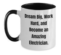 Taza Sueña En Grande Y Trabaja Duro Coffee Mug Premium Mug Cerámica Tazas For Hogar Oficina Cocina 330Ml