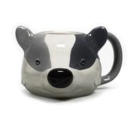 Taza Harry Potter Hufflepuff - Taza desayuno 3D - Taza cerámica 400 ml - Taza te - Taza café - Licencia oficial
