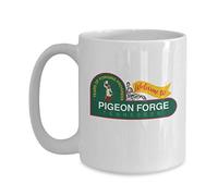 Taza Te Bird Forge, Tennessee, Parque Nacional De Las Grandes Montañas Humeantes Minimalista Taza De Cerámica Elegancia Taza De Porcelana Para Amiga Té Recuerdos