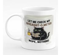 Taza Te Chat Drôle Je M'En Fous Diseño Taza De Café Minimalista Tazas De Desayuno Para Familiare Leche Oficina