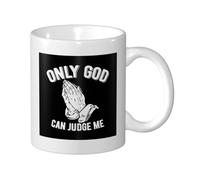 Taza Te Dios Tiene El Control Manos De Dios En Oración Divertido Taza Cerámica Con Asa Mug Coffee Para Espresso Oficina Leche
