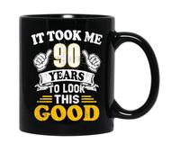 Taza Te El 90 Me Llevó A Los 90 Años Minimalista Taza De Café Con Asa Mug Para Té Oficina Familiare