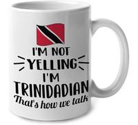 Taza Te Je Ne Crie Pas, Je Suis Trinidadien Divertido Taza Cerámica Personalizada Taza De Porcelana Para Decorar Leche Té
