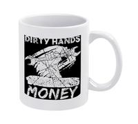 Taza Te Les Mains Sales Rapportent De L'Argent Propre Diseño Taza Café Personalizada Tazas De Desayuno Para Familiare Leche Recuerdos