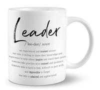 Taza Te Líder Líder,Liderazgo, Líder Sustantivo Líder M Líder Diseño Taza Café Colorido Mug Coffee Para Decorar Familiare Espresso