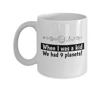 Taza Te Nerd De La Ciencia Cuando Era Niño Teníamos 9 Planetas Rip Plutón Elegancia Taza Resistente Taza De Porcelana Para Familiare Oficina Recuerdos