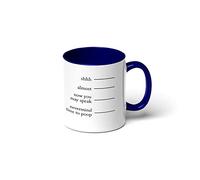 Taza Te Shh Casi Ahora Puedes Hablar No Importa El Tiempo Vintage Taza Café Personalizada Mug Coffee Para Decorar Espresso Recuerdos