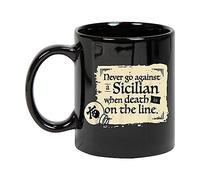 Taza Te T-Shirt « Ne Jamais Défier Un Sicilien Quand La Mort Est En Jeu » Divertido Taza De Café Personalizada Taza De Porcelana Para Decorar Leche Oficina