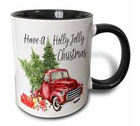 Taza Te Tengo Un Camión Rojo Alegre Y Alegre Con Árboles Personalizada Taza Café Minimalista Mug Coffee Para Amiga Familiare Espresso