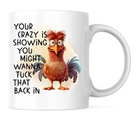 Taza Te Tu Locura Te Está Mostrando Que Quizás Quieras Meter Eso Atrás Diseño Taza Desayuno Con Asa Mug Coffee Para Oficina Recuerdos Espresso