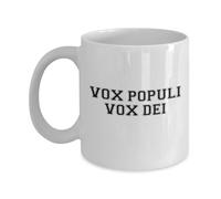 Taza Te Vox Populi Vox Dei Declaración Política Voz Del Pueblo Divertido Taza Cerámica Elegancia Mug Coffee Para Espresso Recuerdos Oficina
